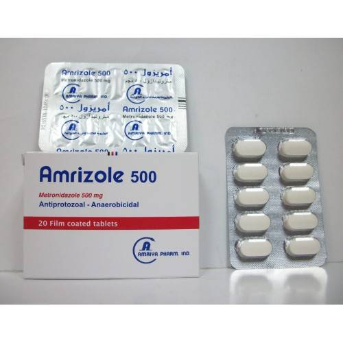 amrizole 500 mg 20 tab