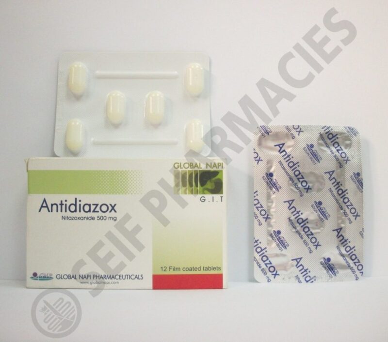 antidiazox 500 mg 12 tab