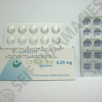 certican 025 mg 60 tab