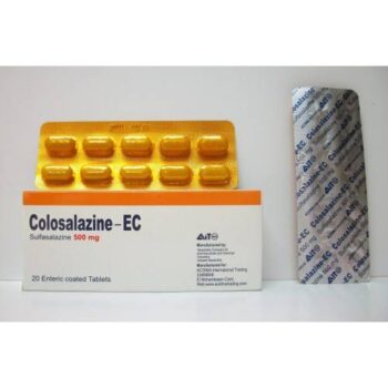 colosalazine ec 500 mg 20 tab