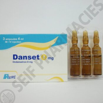 danset 8 mg 4 ml 3 amp