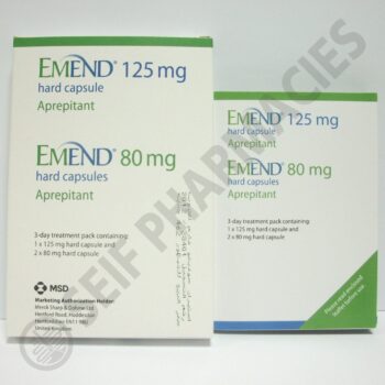 emend 125 mg 1 cap 80 mg 2 cap