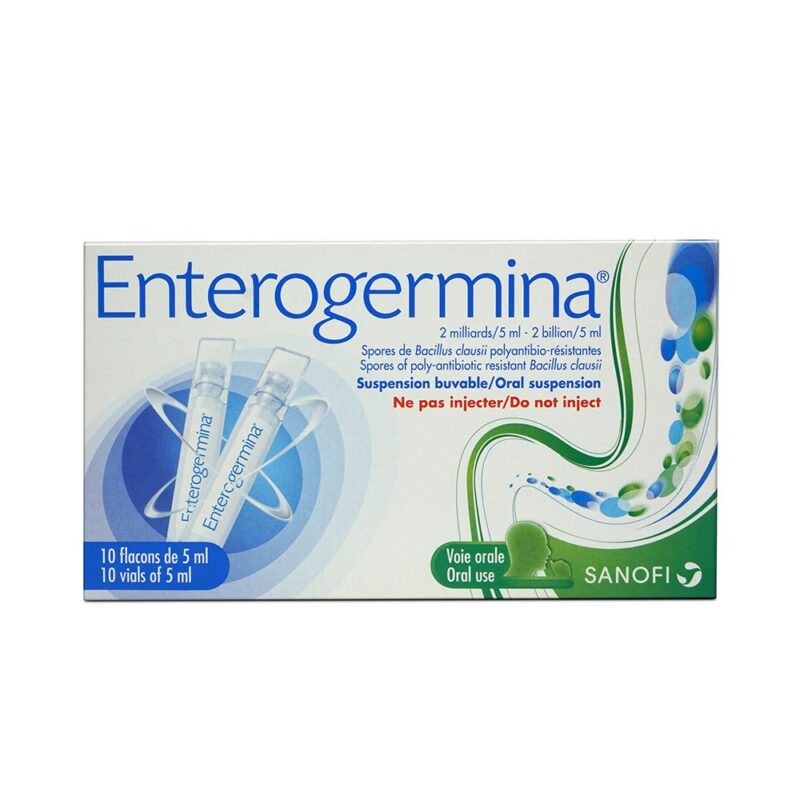 enterogermina 2 billion 5 ml oral susp 10 vials