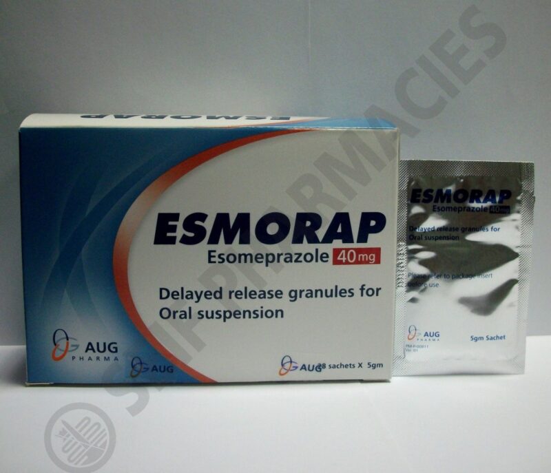 esmorap 40 mg 28 sachets 5 gm