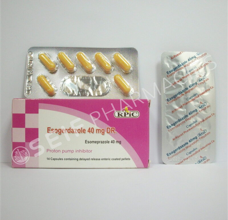 esogerdazole dr 40 mg 14 cap