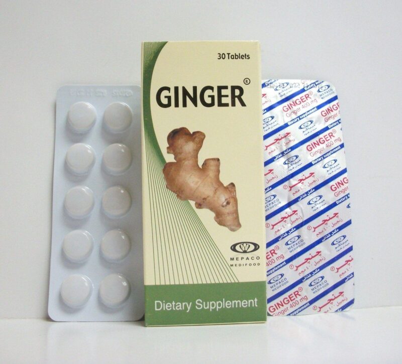 ginger 400 mg 30 tab