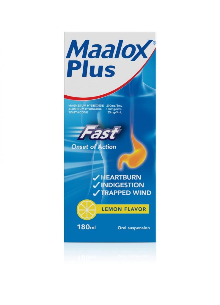 maalox plus antacid oral suspension 180 ml antiacid for effective relief