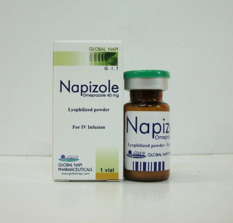 napizole omeprazole 40 mg 1 vial