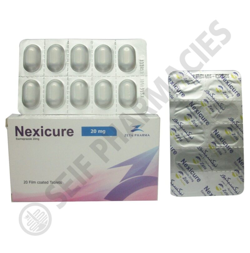 nexicure 20 mg 20 tab