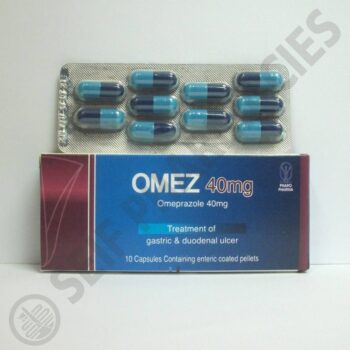 omez 40 mg 10 cap