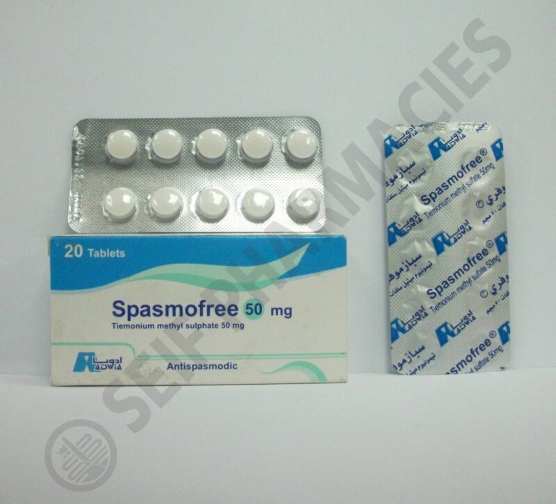 spasmofree 50 mg 20 tab