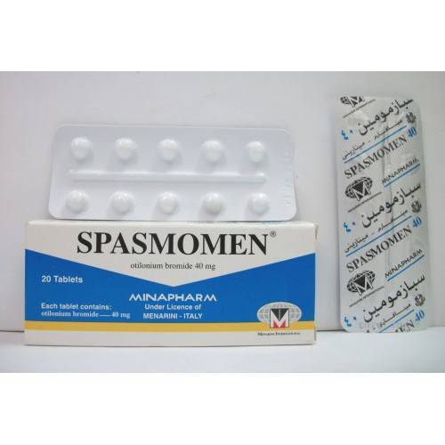 spasmomen 40 mg 20 tab