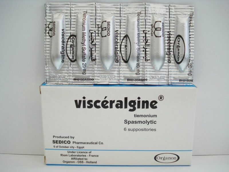 visceralgine 20 mg 6 supp